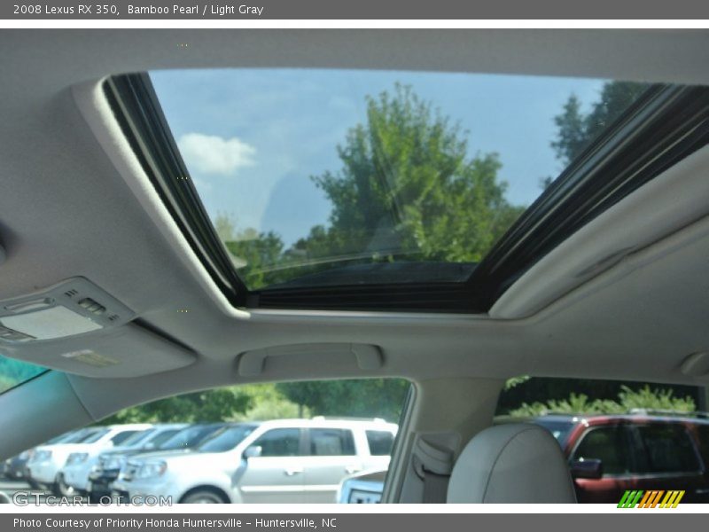 Bamboo Pearl / Light Gray 2008 Lexus RX 350