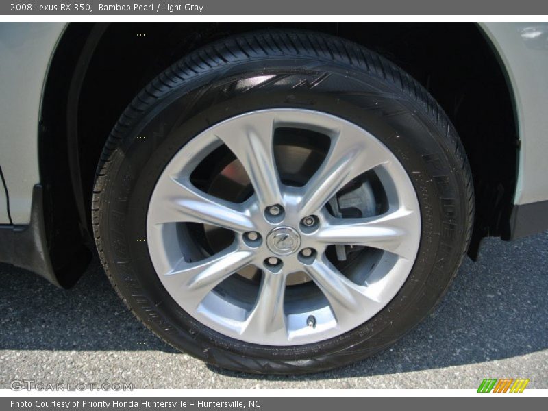 Bamboo Pearl / Light Gray 2008 Lexus RX 350
