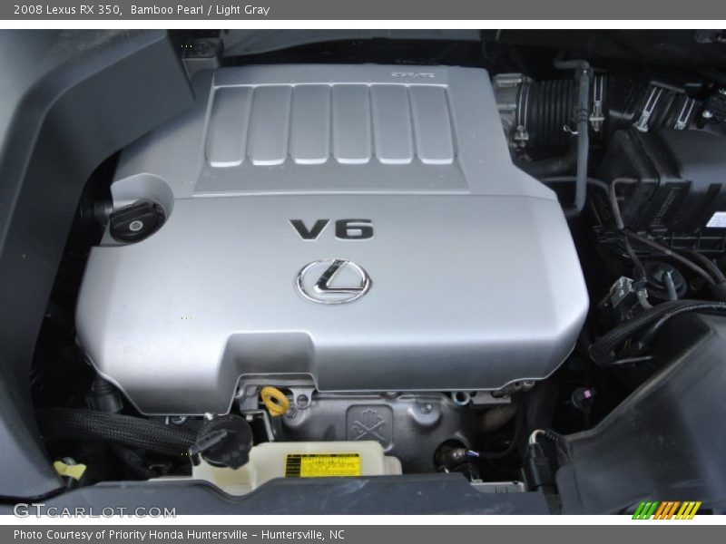 Bamboo Pearl / Light Gray 2008 Lexus RX 350