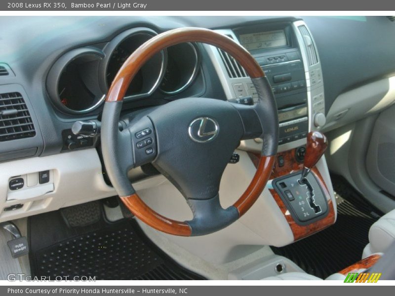 Bamboo Pearl / Light Gray 2008 Lexus RX 350