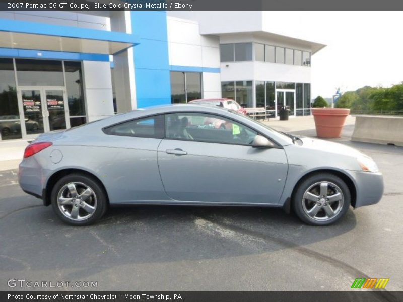 Blue Gold Crystal Metallic / Ebony 2007 Pontiac G6 GT Coupe