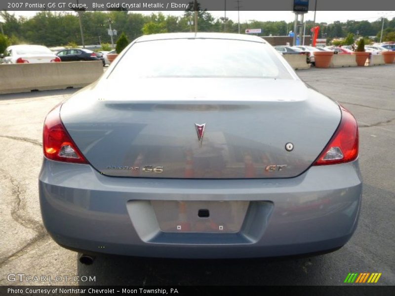 Blue Gold Crystal Metallic / Ebony 2007 Pontiac G6 GT Coupe