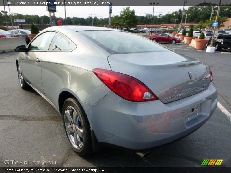 Blue Gold Crystal Metallic / Ebony 2007 Pontiac G6 GT Coupe
