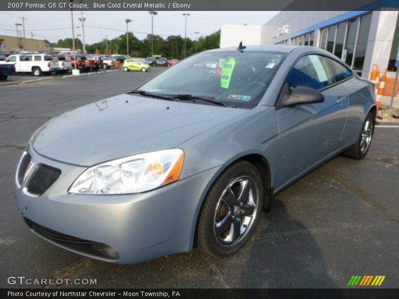 Blue Gold Crystal Metallic / Ebony 2007 Pontiac G6 GT Coupe