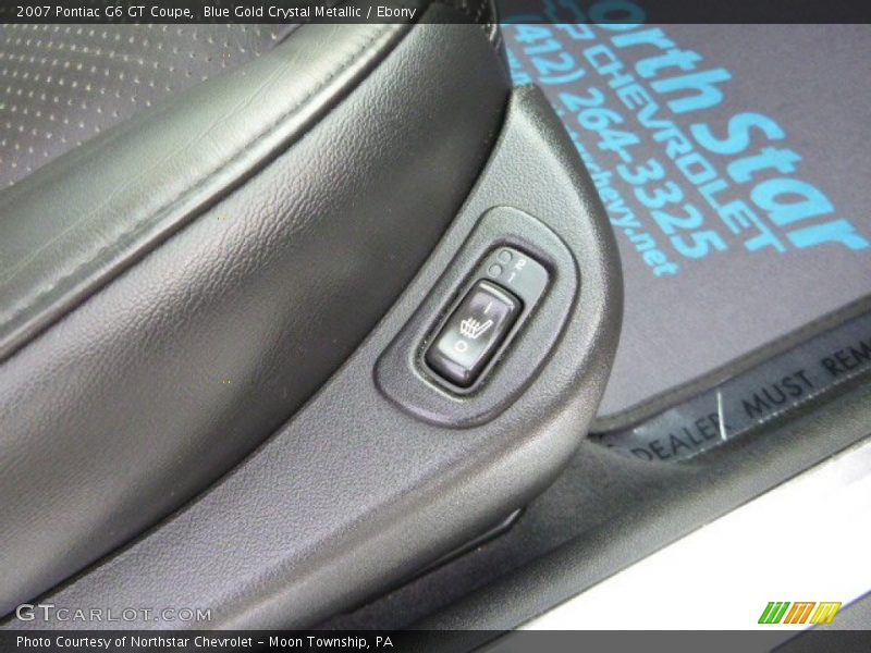 Blue Gold Crystal Metallic / Ebony 2007 Pontiac G6 GT Coupe