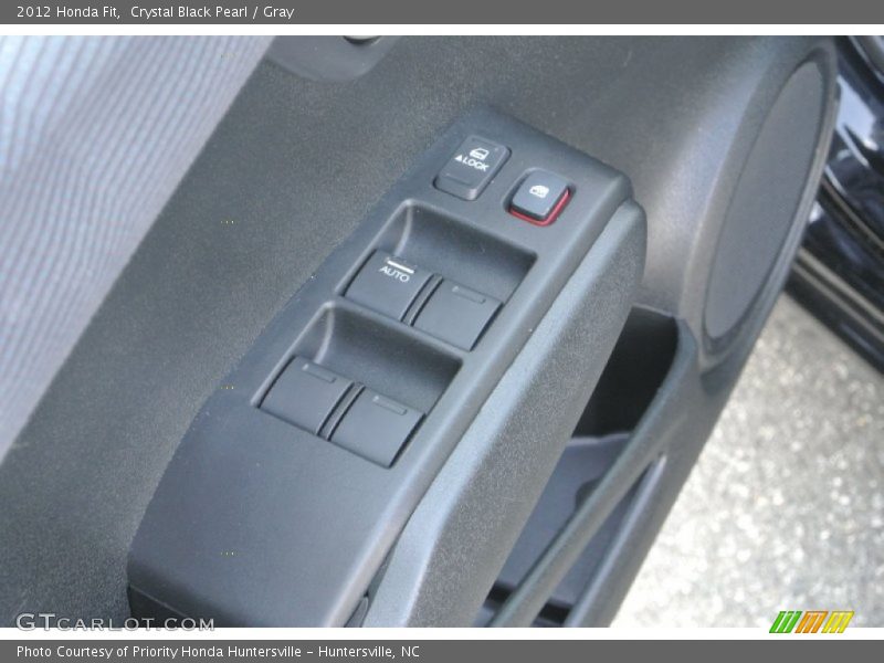 Crystal Black Pearl / Gray 2012 Honda Fit