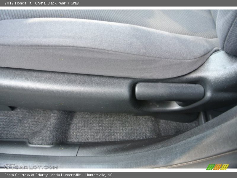 Crystal Black Pearl / Gray 2012 Honda Fit