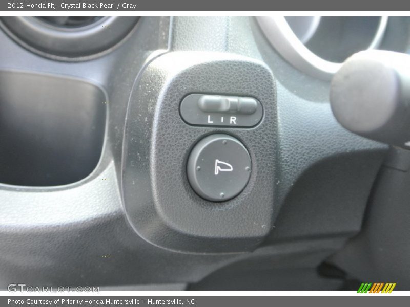 Crystal Black Pearl / Gray 2012 Honda Fit
