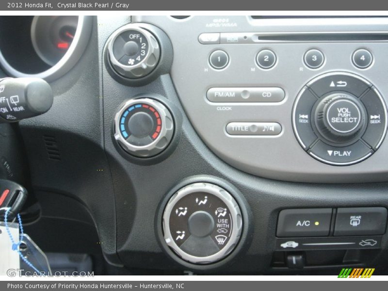 Controls of 2012 Fit 
