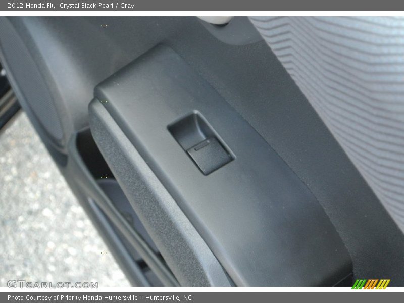 Crystal Black Pearl / Gray 2012 Honda Fit