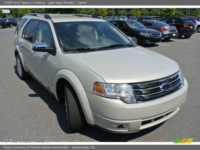 Light Sage Metallic / Camel 2008 Ford Taurus X Limited