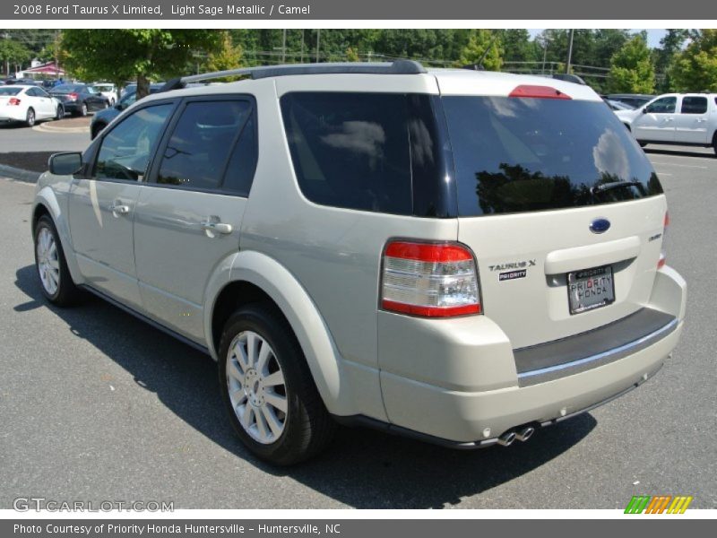 Light Sage Metallic / Camel 2008 Ford Taurus X Limited