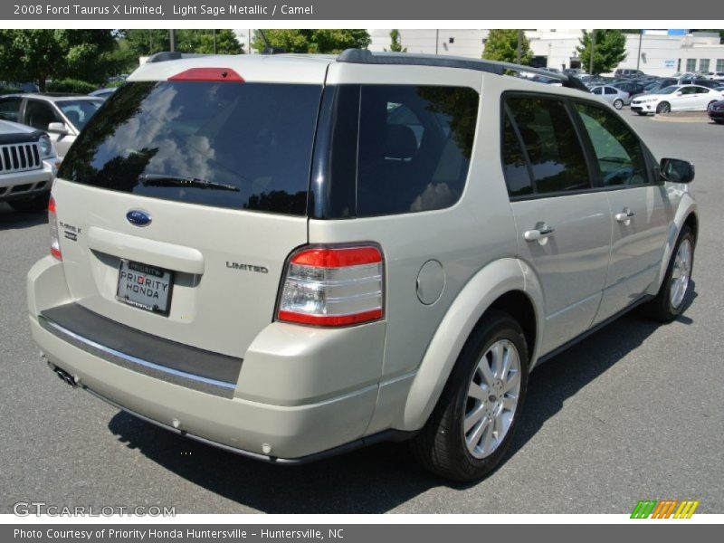 Light Sage Metallic / Camel 2008 Ford Taurus X Limited