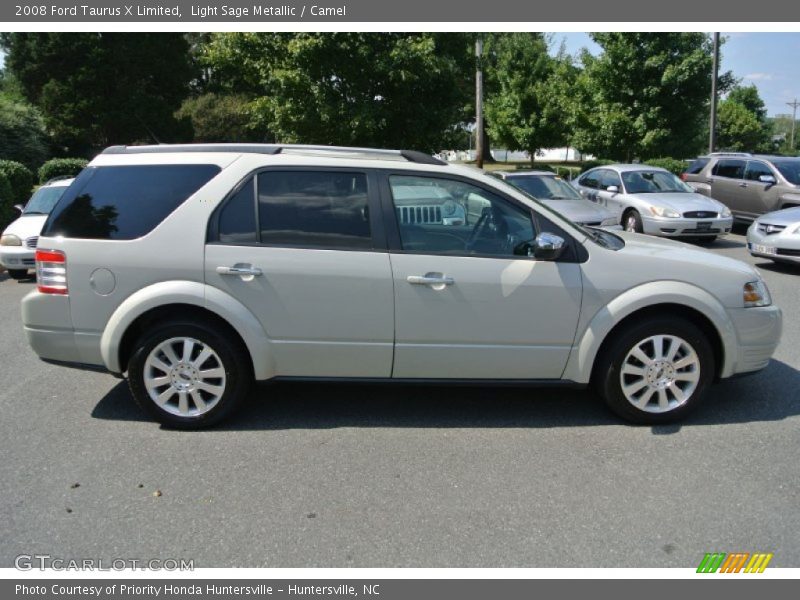 Light Sage Metallic / Camel 2008 Ford Taurus X Limited