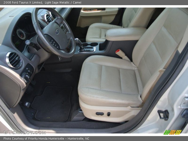 Light Sage Metallic / Camel 2008 Ford Taurus X Limited