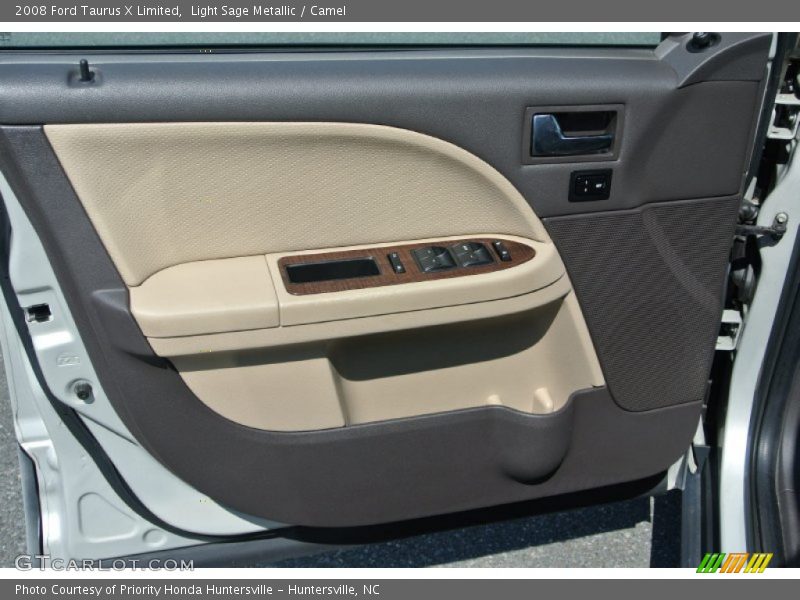 Light Sage Metallic / Camel 2008 Ford Taurus X Limited