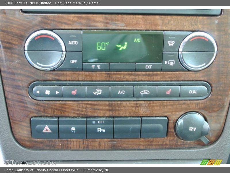 Controls of 2008 Taurus X Limited