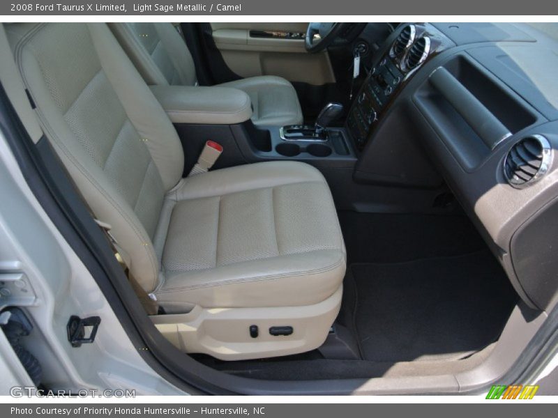 Light Sage Metallic / Camel 2008 Ford Taurus X Limited