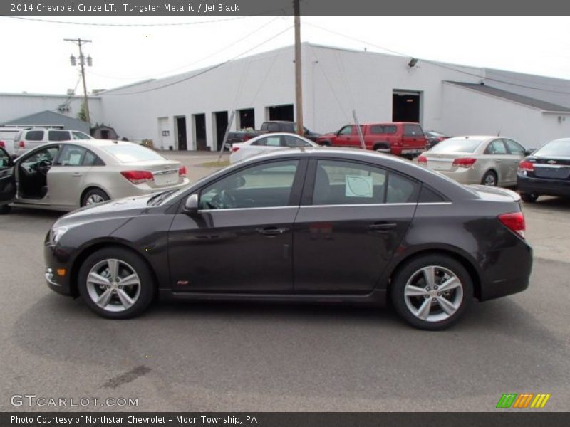 Tungsten Metallic / Jet Black 2014 Chevrolet Cruze LT