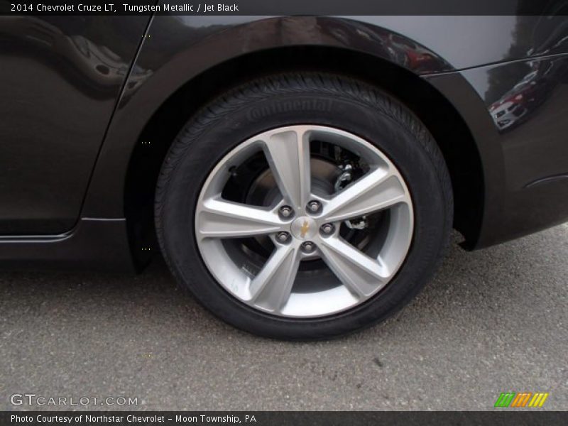 Tungsten Metallic / Jet Black 2014 Chevrolet Cruze LT