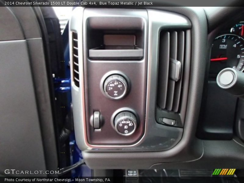 Blue Topaz Metallic / Jet Black 2014 Chevrolet Silverado 1500 LT Double Cab 4x4