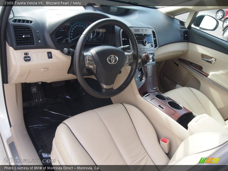 Blizzard Pearl / Ivory 2009 Toyota Venza V6