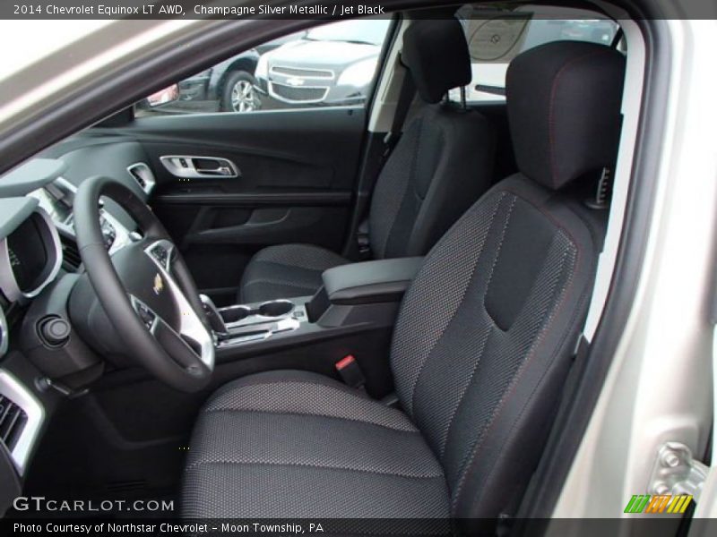 Champagne Silver Metallic / Jet Black 2014 Chevrolet Equinox LT AWD