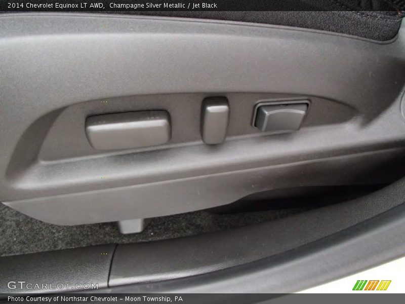 Champagne Silver Metallic / Jet Black 2014 Chevrolet Equinox LT AWD