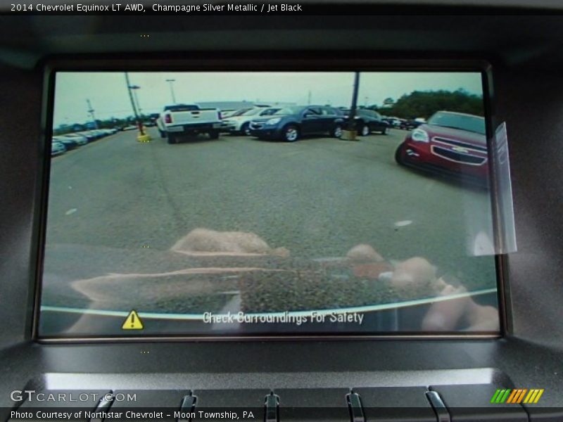 Champagne Silver Metallic / Jet Black 2014 Chevrolet Equinox LT AWD