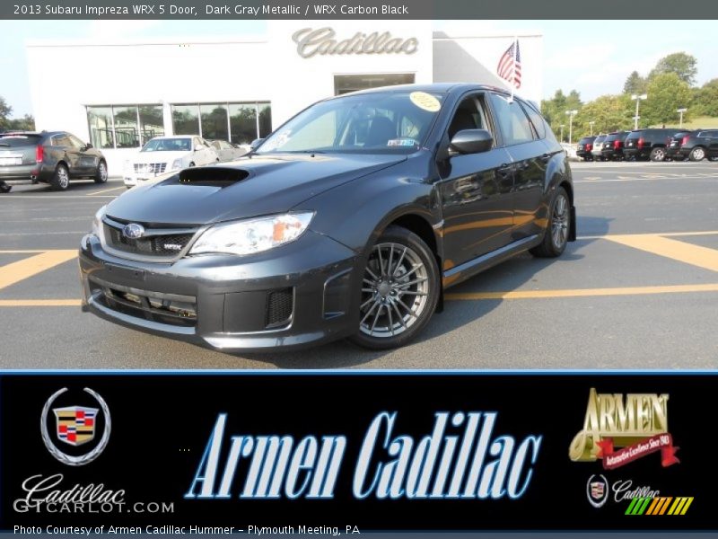 Dark Gray Metallic / WRX Carbon Black 2013 Subaru Impreza WRX 5 Door
