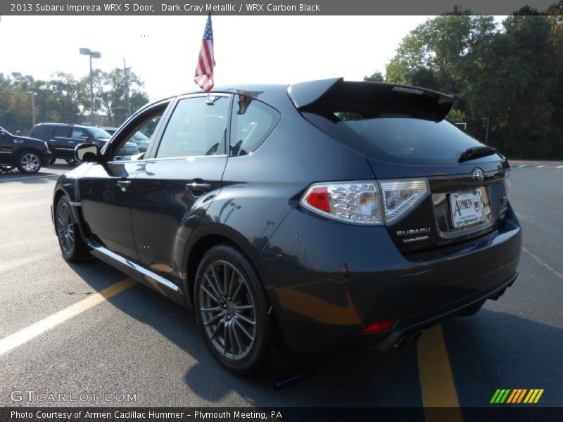 Dark Gray Metallic / WRX Carbon Black 2013 Subaru Impreza WRX 5 Door