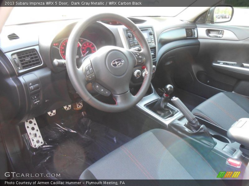 Dark Gray Metallic / WRX Carbon Black 2013 Subaru Impreza WRX 5 Door