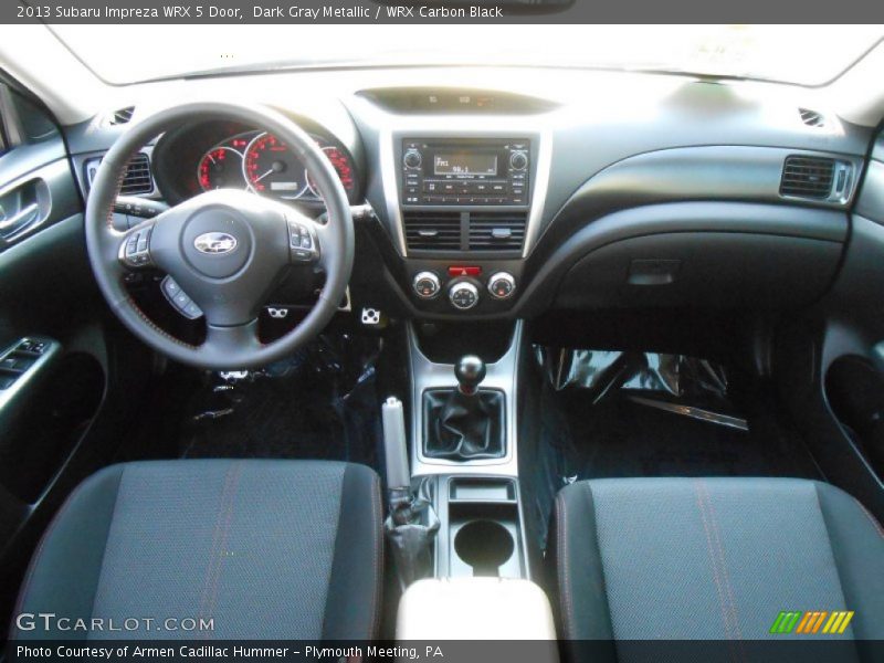 Dark Gray Metallic / WRX Carbon Black 2013 Subaru Impreza WRX 5 Door
