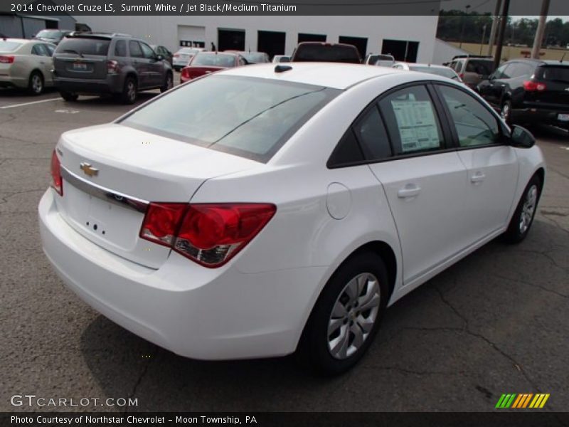 Summit White / Jet Black/Medium Titanium 2014 Chevrolet Cruze LS