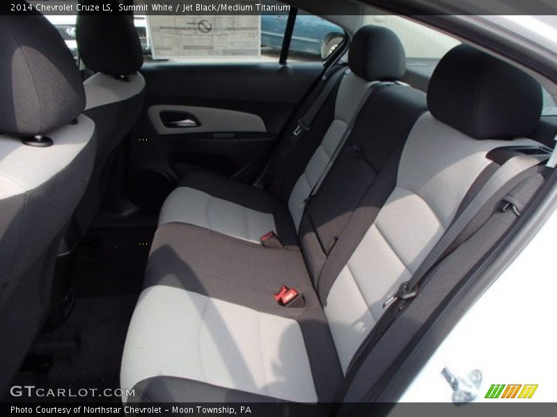 Summit White / Jet Black/Medium Titanium 2014 Chevrolet Cruze LS