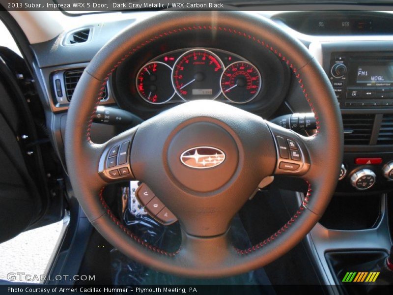 Dark Gray Metallic / WRX Carbon Black 2013 Subaru Impreza WRX 5 Door