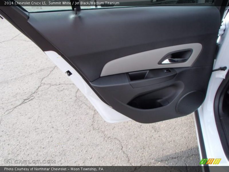 Summit White / Jet Black/Medium Titanium 2014 Chevrolet Cruze LS