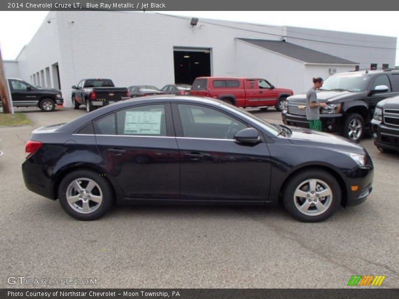 Blue Ray Metallic / Jet Black 2014 Chevrolet Cruze LT