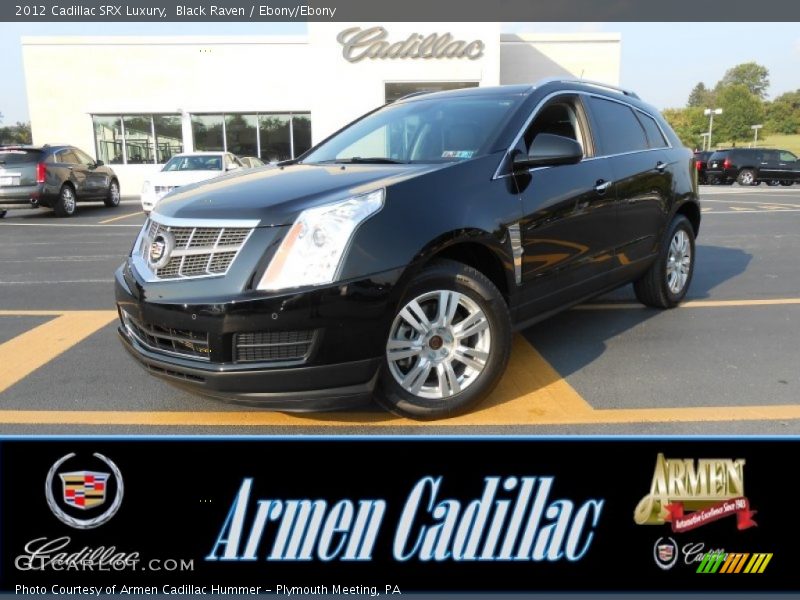 Black Raven / Ebony/Ebony 2012 Cadillac SRX Luxury