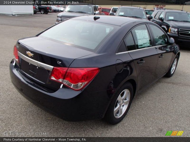 Blue Ray Metallic / Jet Black 2014 Chevrolet Cruze LT