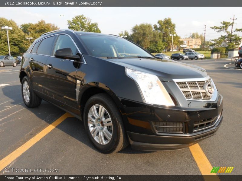 Black Raven / Ebony/Ebony 2012 Cadillac SRX Luxury