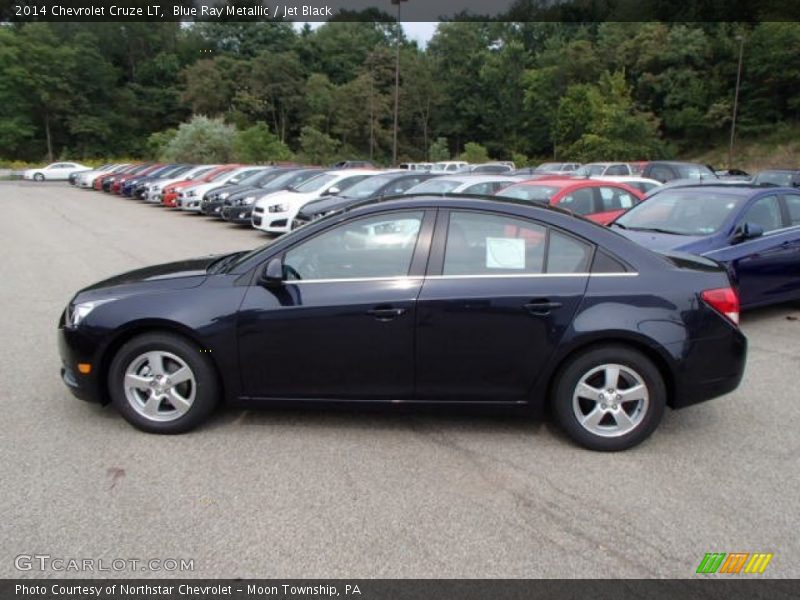 Blue Ray Metallic / Jet Black 2014 Chevrolet Cruze LT