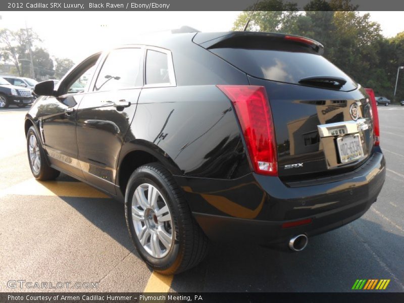 Black Raven / Ebony/Ebony 2012 Cadillac SRX Luxury