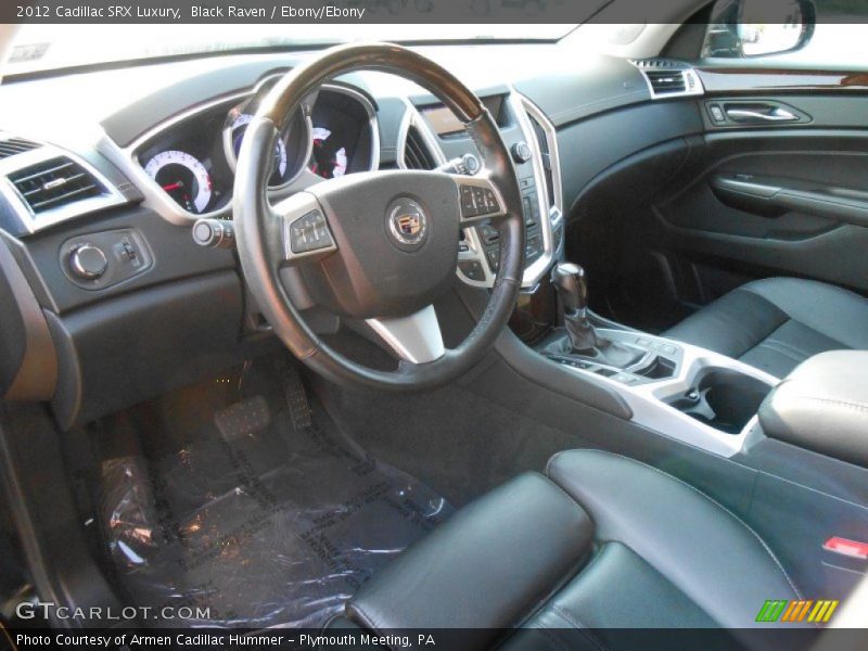 Black Raven / Ebony/Ebony 2012 Cadillac SRX Luxury