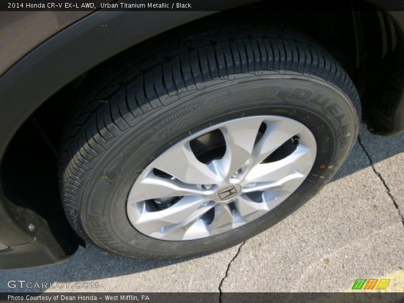 Urban Titanium Metallic / Black 2014 Honda CR-V EX-L AWD