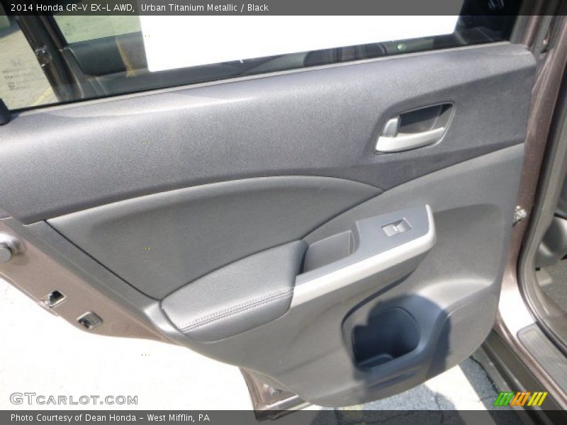 Urban Titanium Metallic / Black 2014 Honda CR-V EX-L AWD