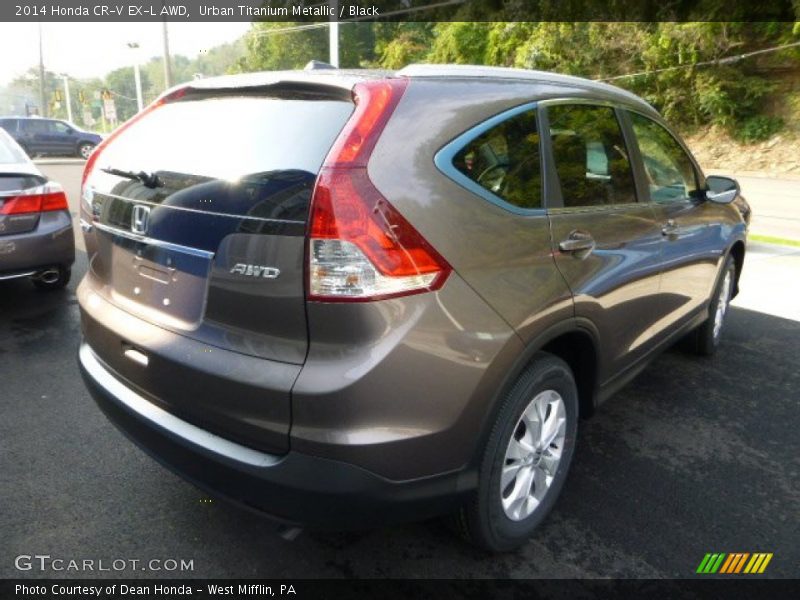 Urban Titanium Metallic / Black 2014 Honda CR-V EX-L AWD