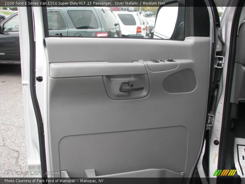 Silver Metallic / Medium Flint 2008 Ford E Series Van E350 Super Duty XLT 15 Passenger