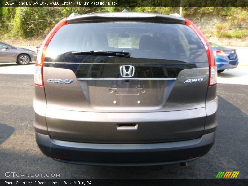 Urban Titanium Metallic / Black 2014 Honda CR-V EX-L AWD