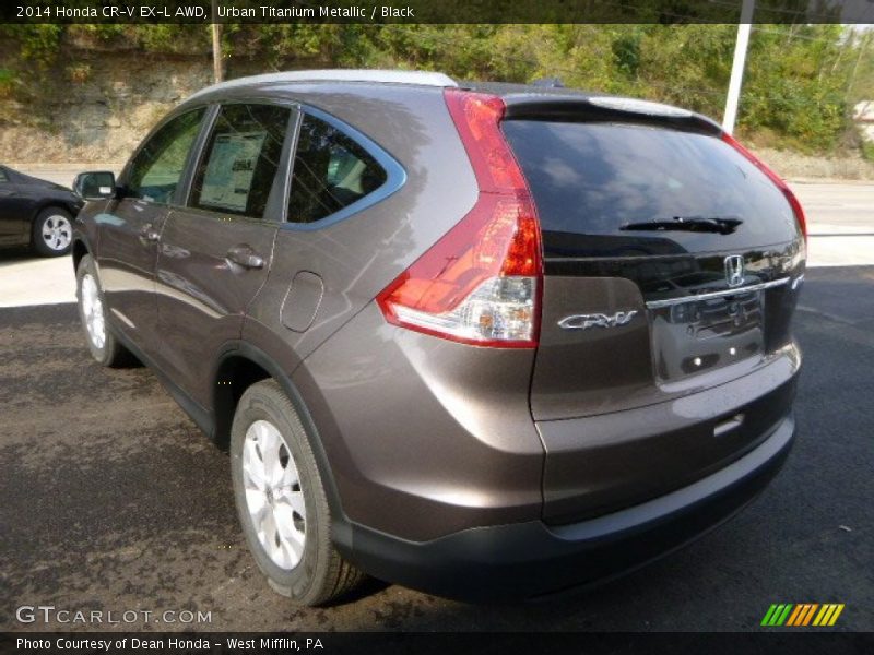 Urban Titanium Metallic / Black 2014 Honda CR-V EX-L AWD